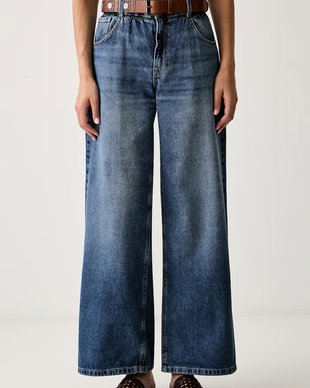 Liu Jo blugi wide leg pentru femei