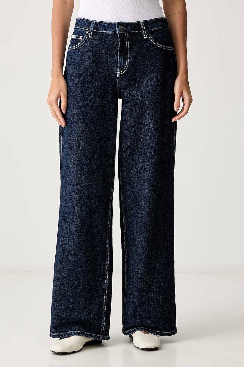 Guess Jeans blugi wide leg pentru femei