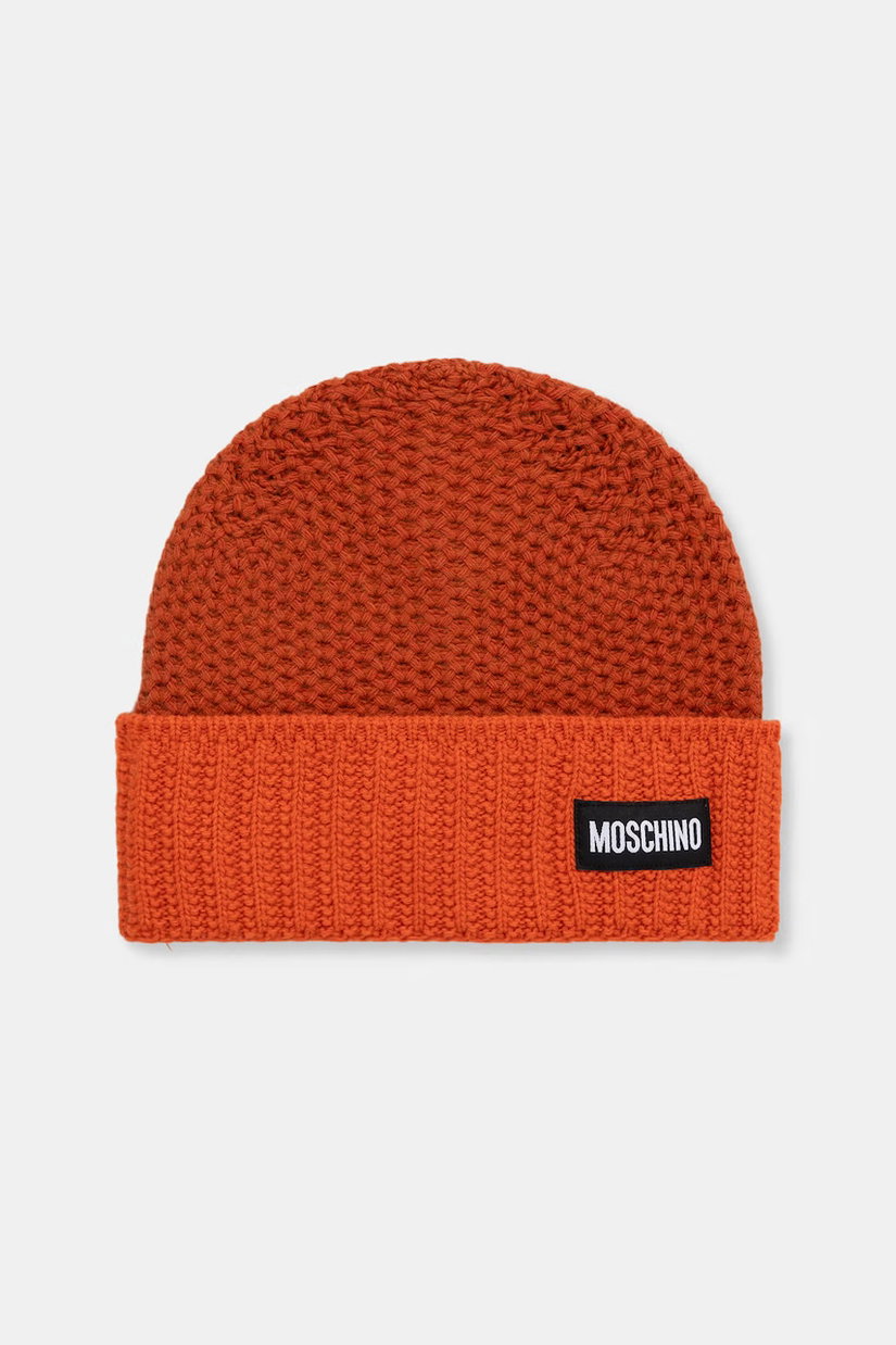 Moschino căciulă pentru femei cu lână
