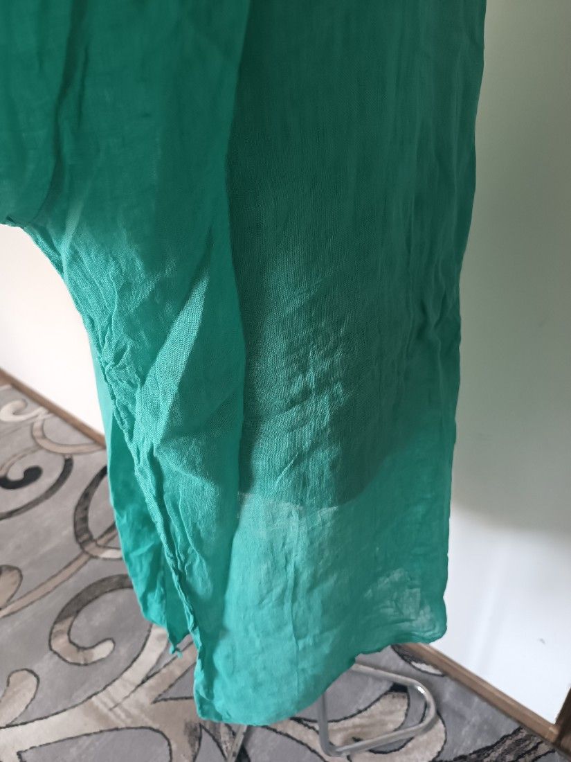 Bluza , tunica din in culoare turcoaz