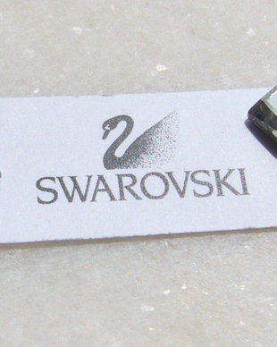 (2 bucati) Swarovski Elements Cabochon carré CRYSTAL 10mm