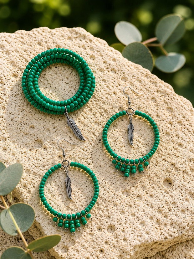 Set bijuterii margele 02244