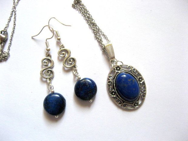 set bijuterii cu  lapis lazuli 52558