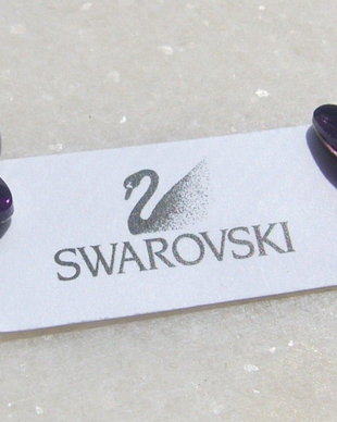(2 bucati) Swarovski Elements Cabochon fluture BURGUNDY 12x10mm