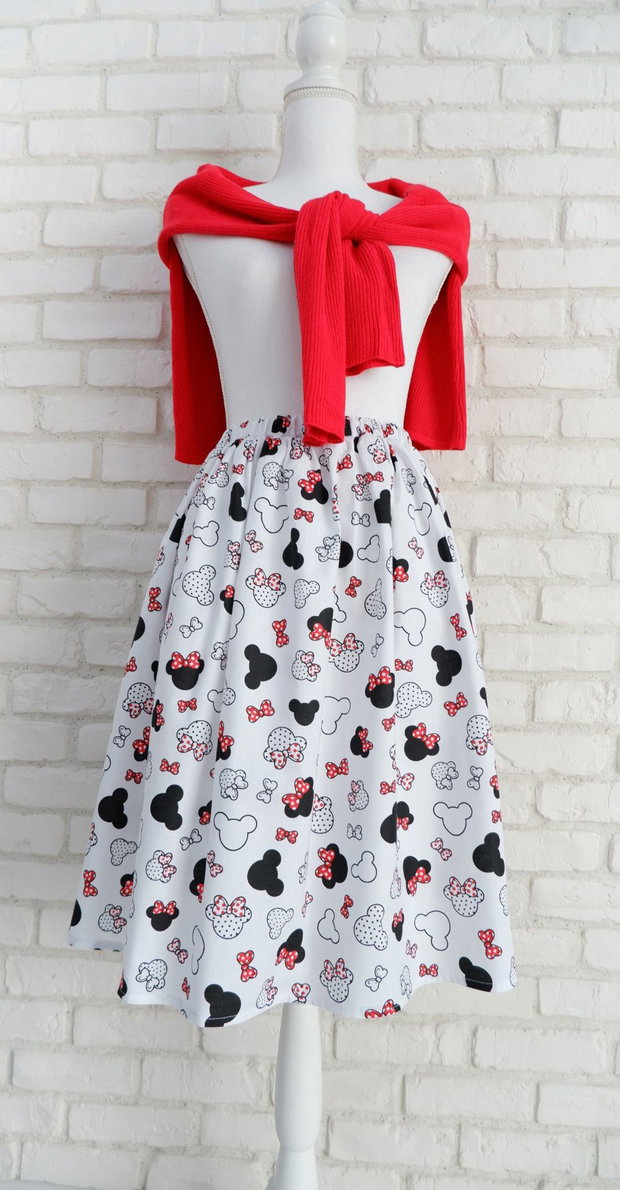 Fusta Minnie cu Talie Elastica