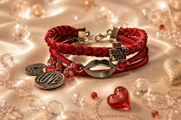 Bratara snur impletit Love