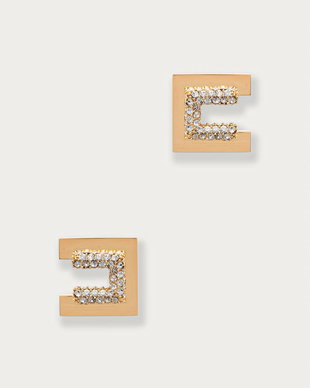 Elisabetta Franchi cercei pentru femei din metal cu zirconiu cubic