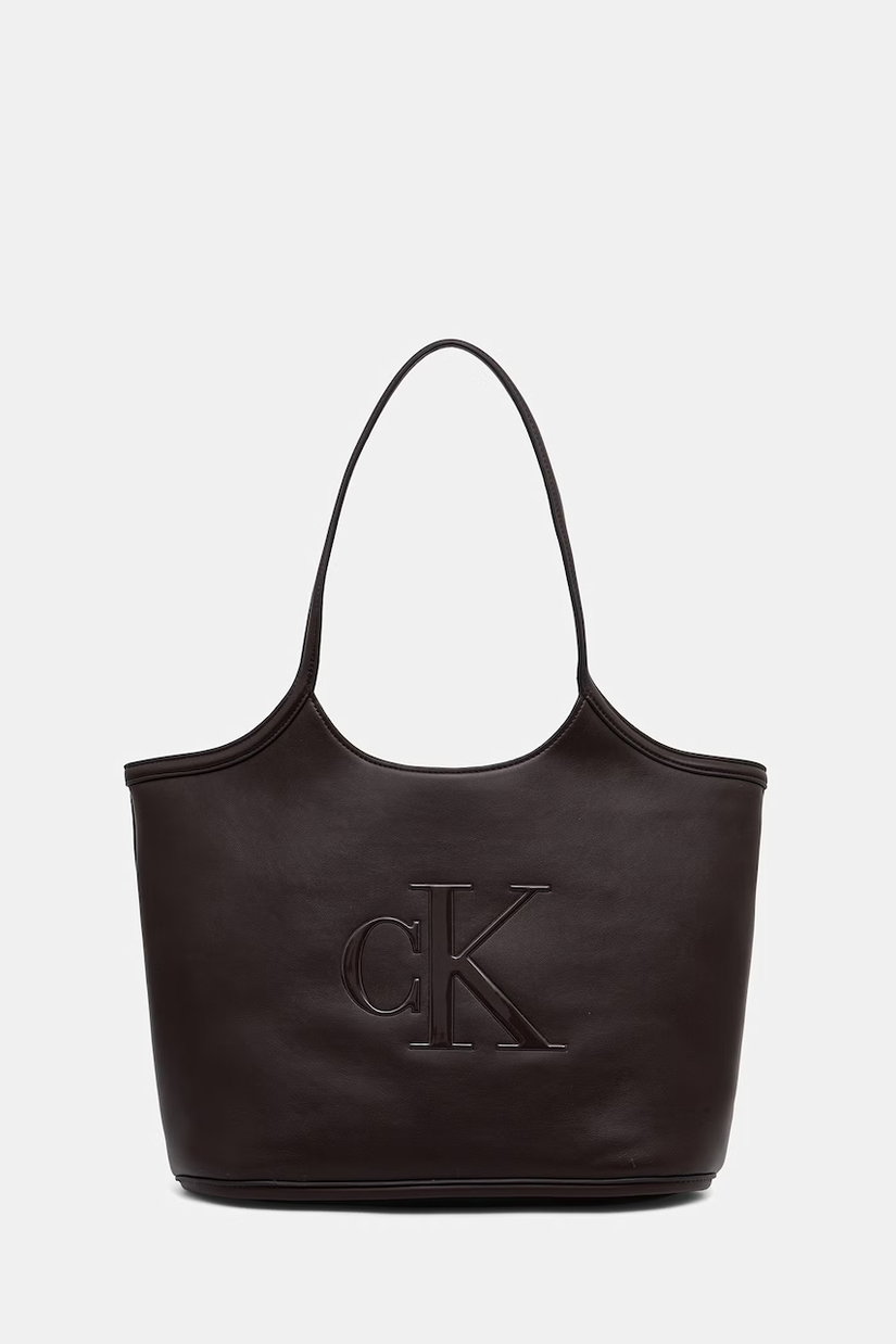 Calvin Klein geantă shopper pentru femei cu imitație de piele