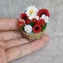 Mini buchet de floare soarelui