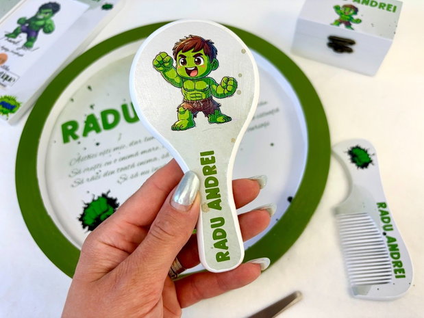 Set mot tavita rotunda - Baby Hulk