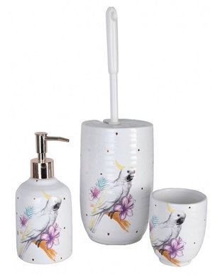 Set pentru baie din portelan cu cacadu
