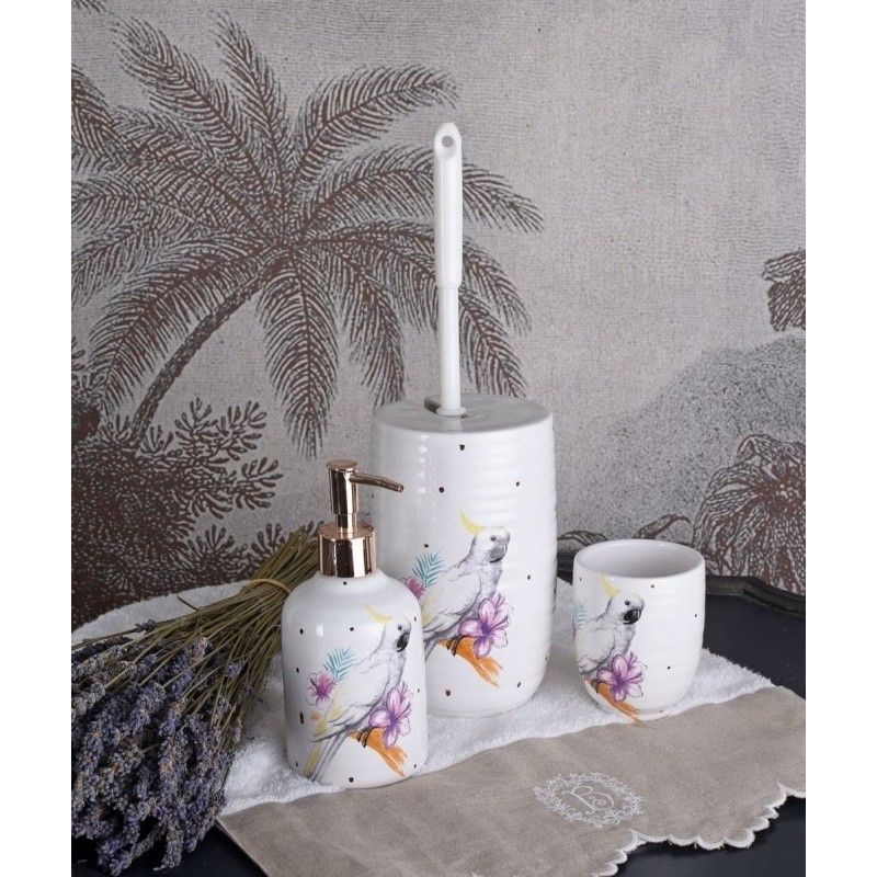 Set pentru baie din portelan cu cacadu