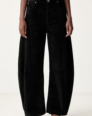 Pinko pantaloni pentru femei din catifea reiată