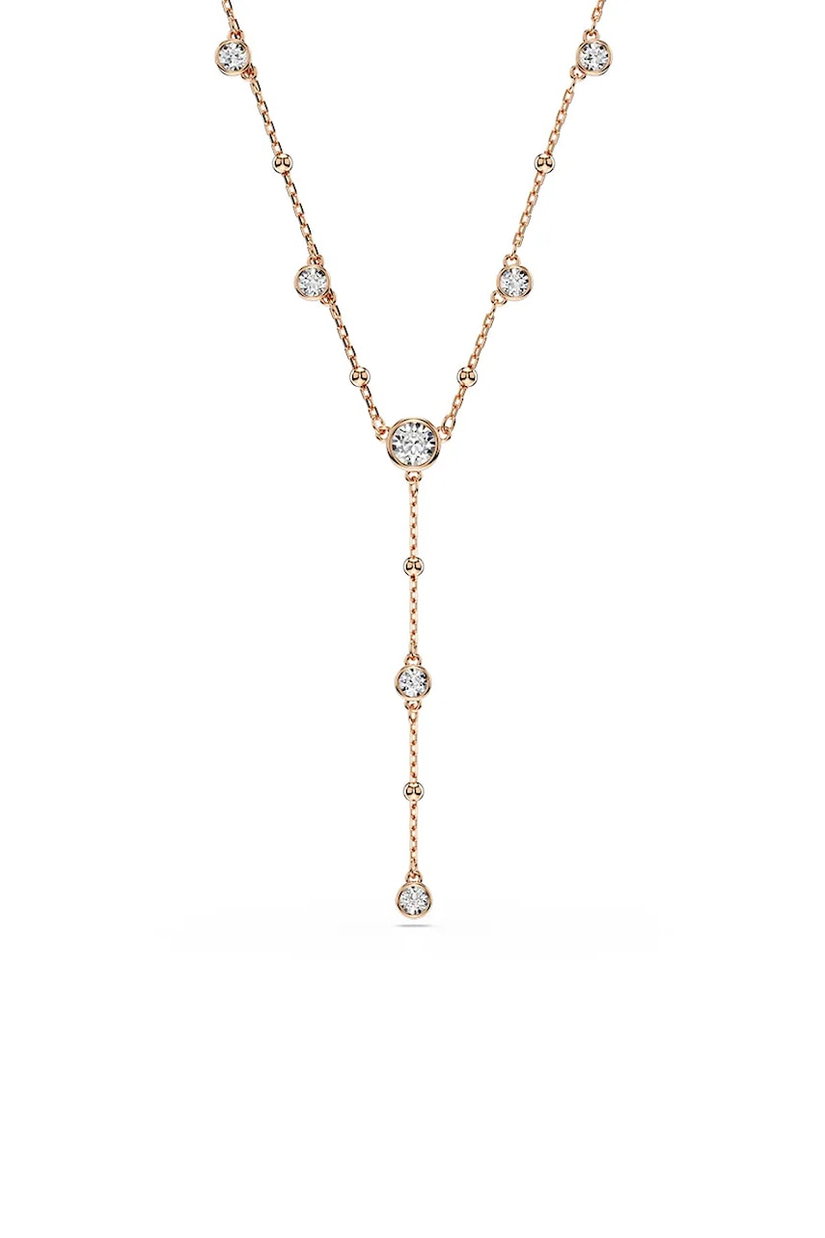 Swarovski lănțișor pentru femei placat cu aur zirconiu cubic IMBER