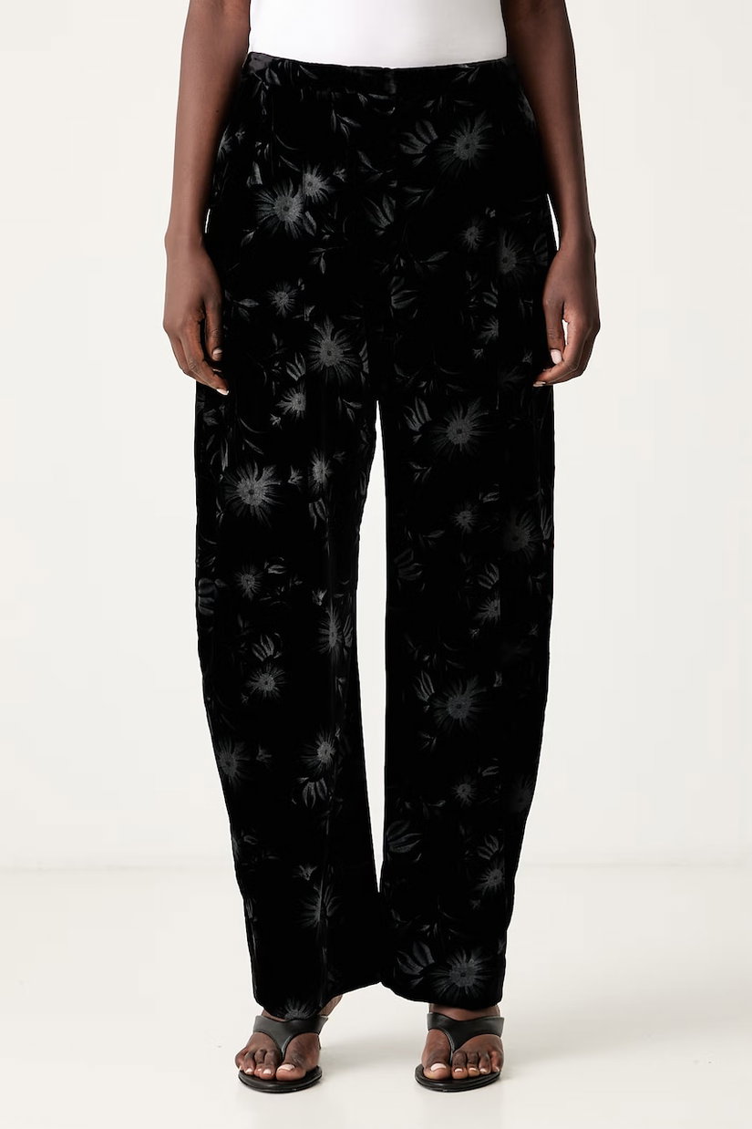 Pinko pantaloni pentru femei din velur