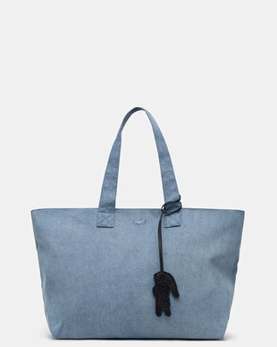 Lacoste tote bag pentru femei, din denim