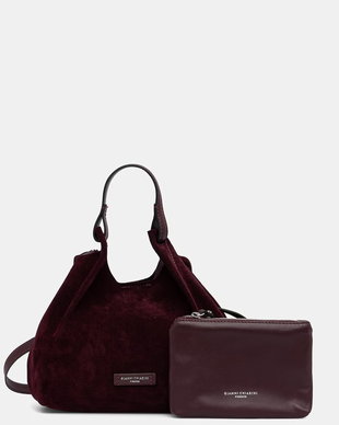 Gianni Chiarini geantă crossbody pentru femei din piele întoarsă DUA