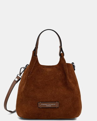 Gianni Chiarini geantă crossbody pentru femei din piele întoarsă DUA