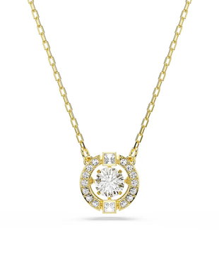 Swarovski lănțișor pentru femei placat cu aur zirconiu cubic UNA