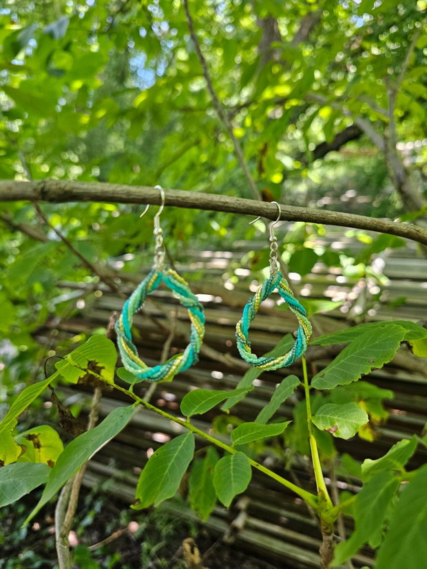Cercei verzi "Jasmine"