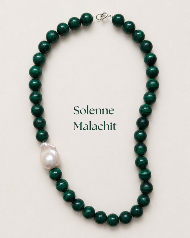 Colier Solenne - Malachit