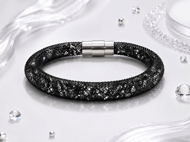 Bratara tip Stardust neagra