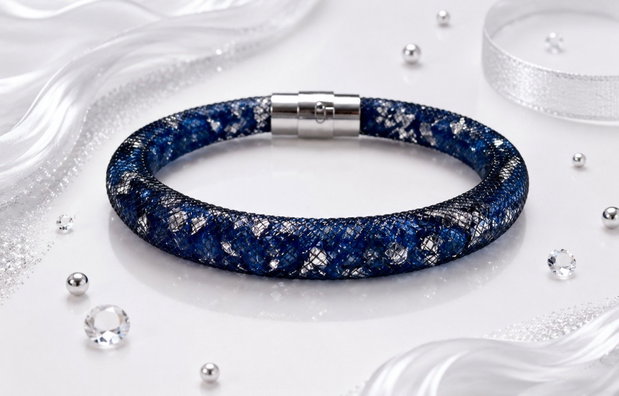Bratara tip stardust albastra