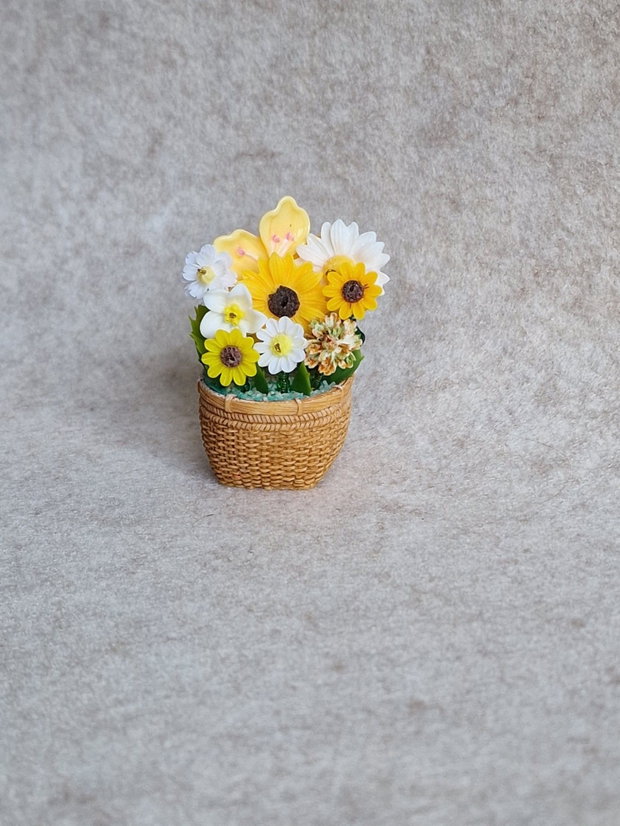 Mini buchet de floare soarelui