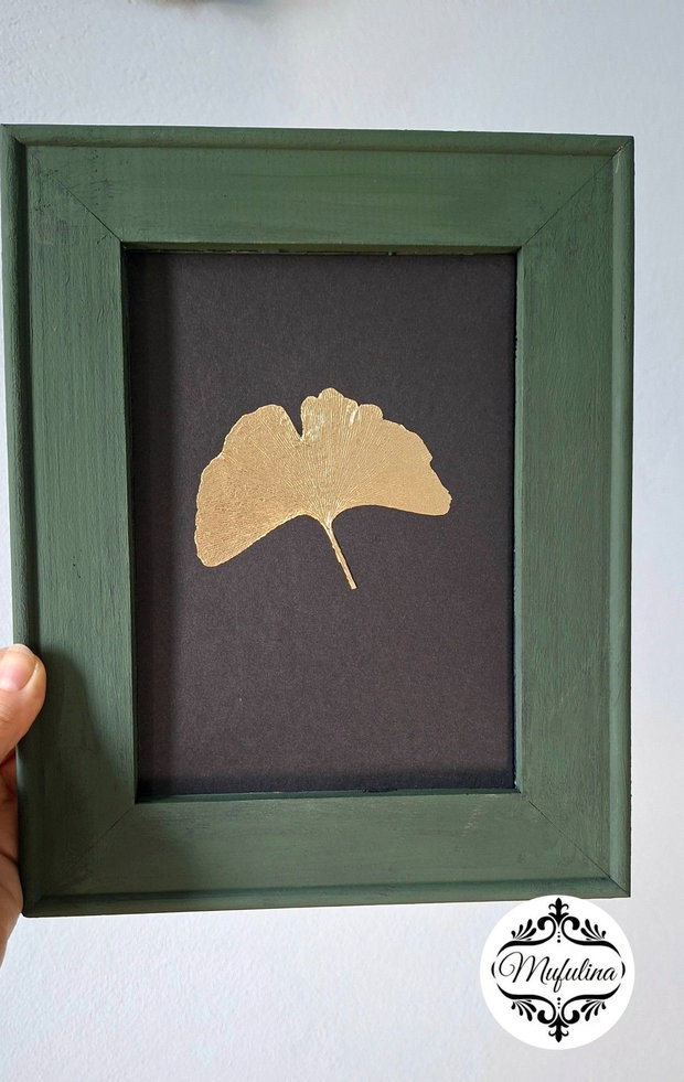 Tablou cu frunza ginkgo
