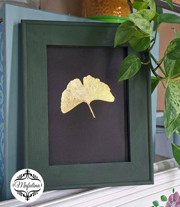 Tablou cu frunza ginkgo