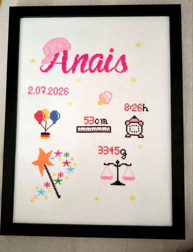 Tablou cu broderie personalizat