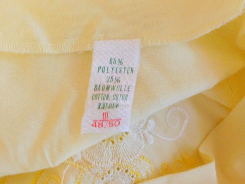 Halat nou, broderie mecanica pe fata masura 44 - 46,