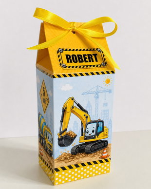 Cutie construcții personalizată cu nume