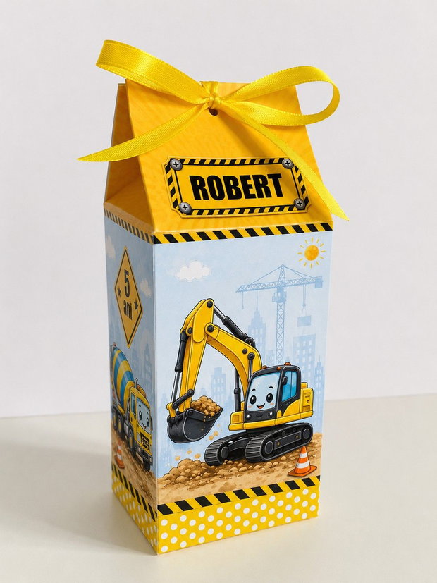 Cutie construcții personalizată cu nume