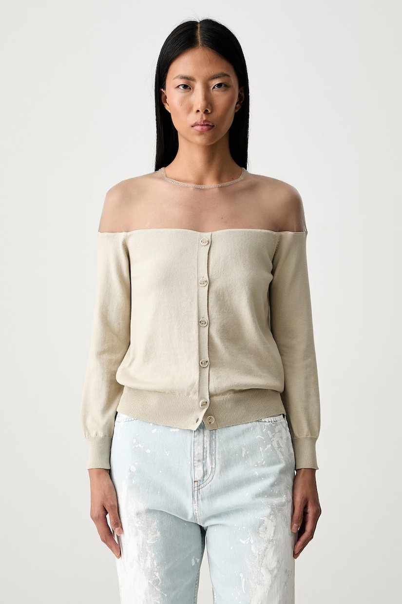 MM6 Maison Margiela pulover pentru femei cu bumbac