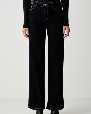 Liu Jo blugi wide leg pentru femei
