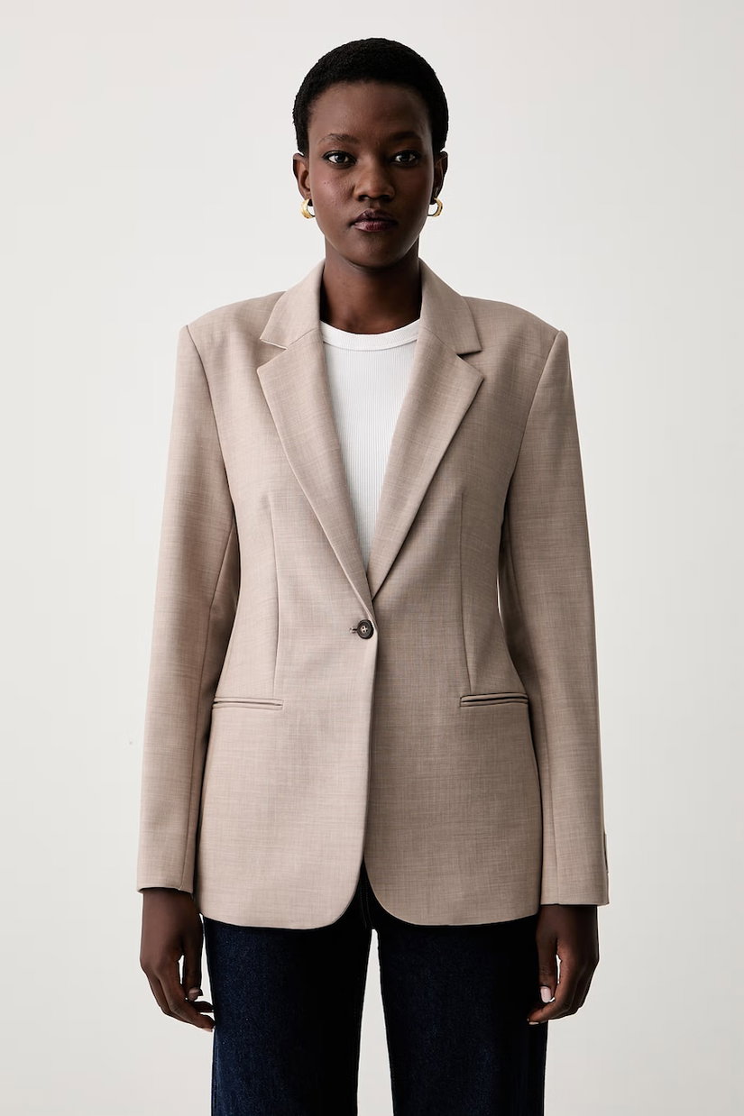 Calvin Klein sacou cu un singur rând de nasturi pentru femei