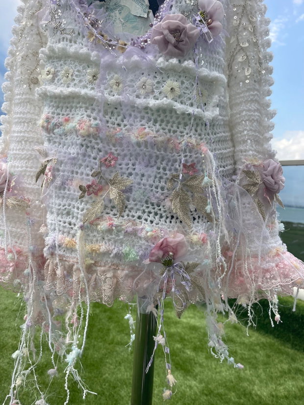 Cardigan/tunica crosetat Gradina de Lumina