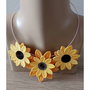 Colier Elegant cu Flori de Soare