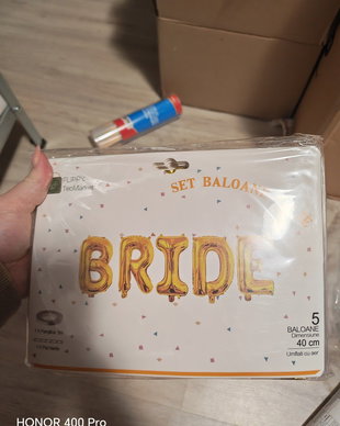 Baloane "Bride" Gold