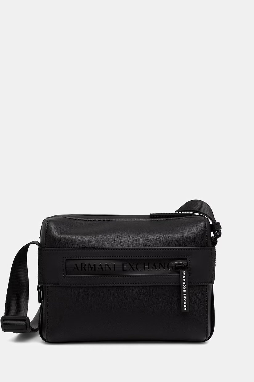 Armani Exchange geantă mică pentru bărbați cu imitație de piele