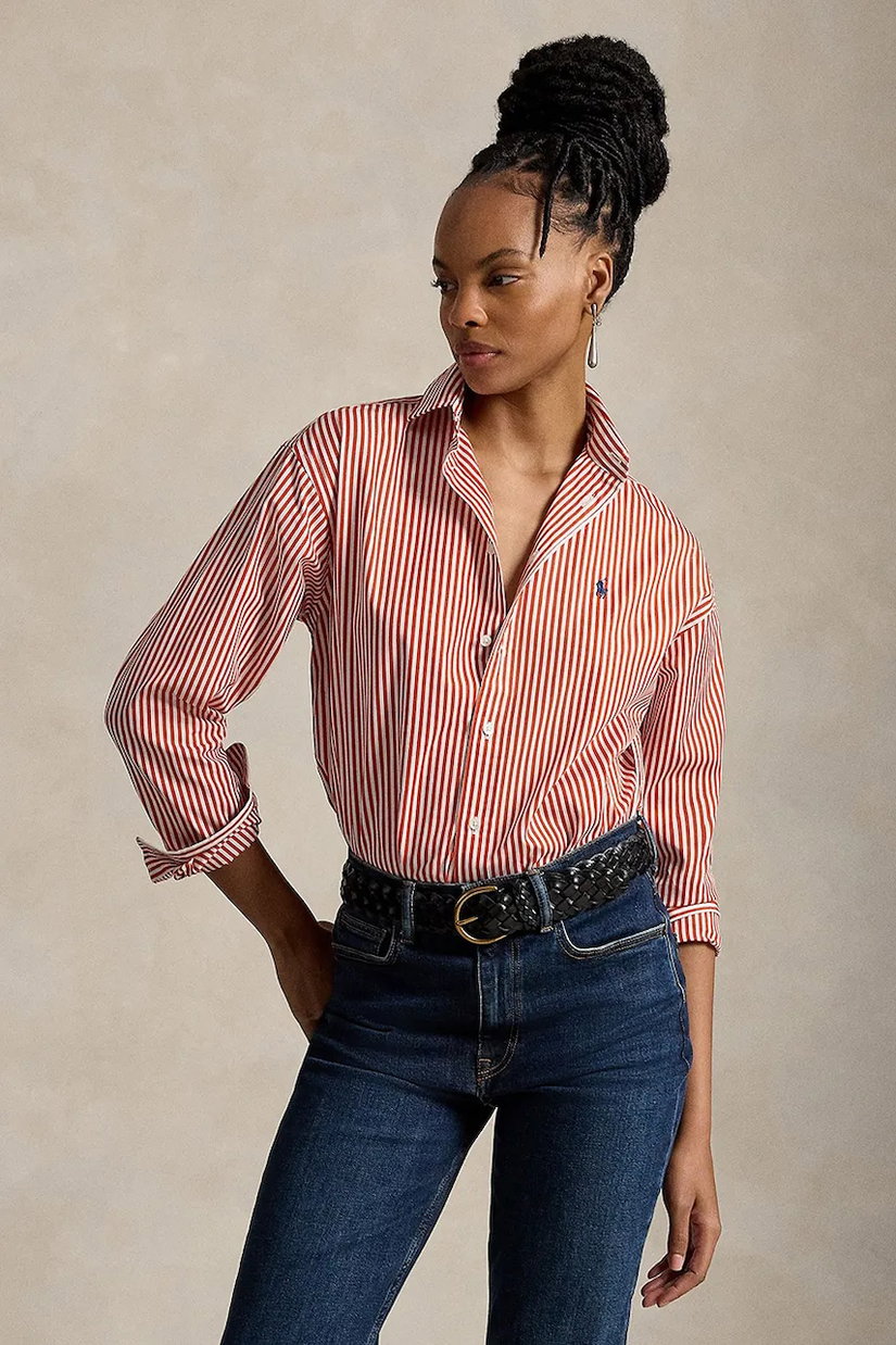 Polo Ralph Lauren cămașă pentru femei din bumbac