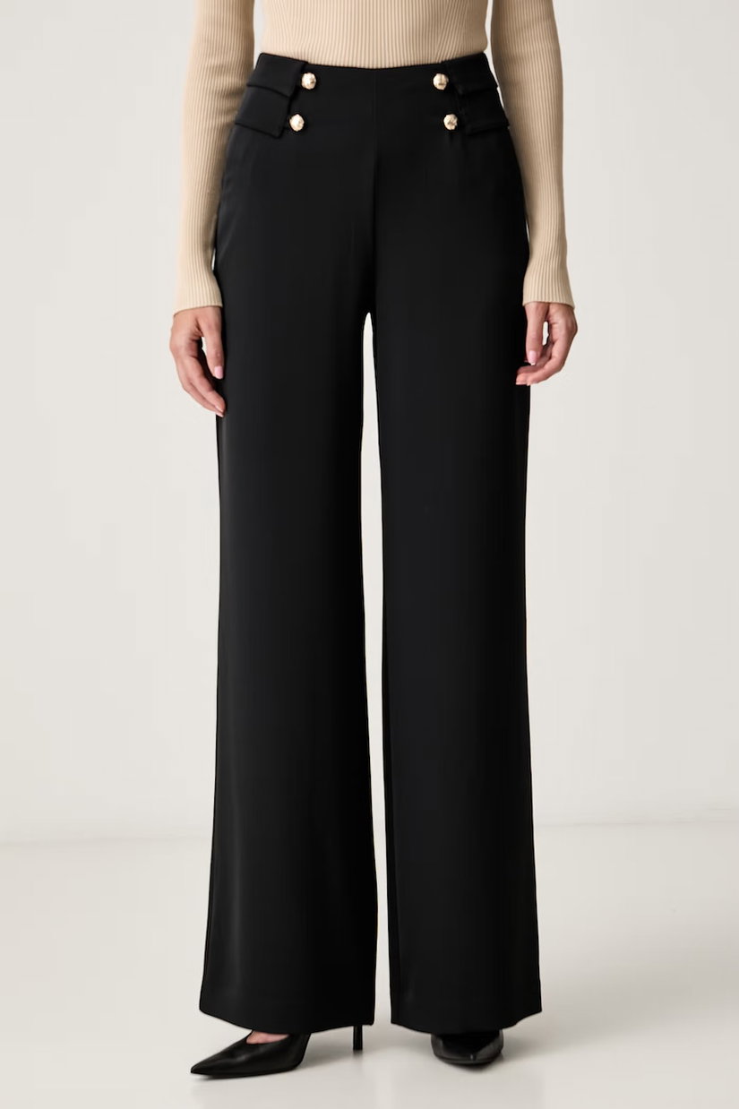 Marciano by Guess pantaloni straight pentru femei WHITNEY