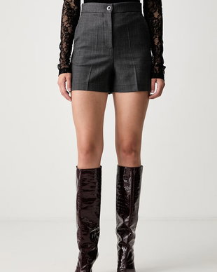 Pinko pantaloni scurți pentru femei cu amestec de lână