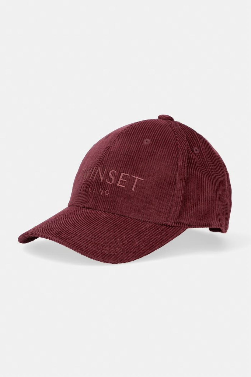 Twinset șapcă pentru femei catifea reiată