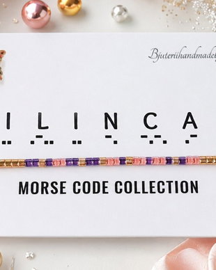 Bratara reglabila cod Morse ILINCA
