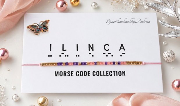 Bratara reglabila cod Morse ILINCA