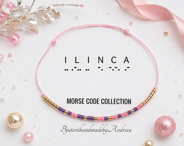 Bratara reglabila cod Morse ILINCA