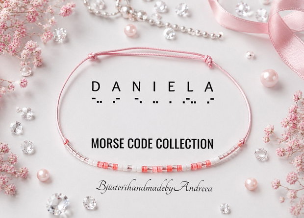 Bratara reglabila cod Morse DANIELA