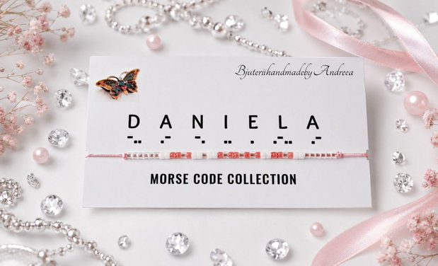 Bratara reglabila cod Morse DANIELA